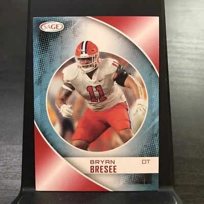 2023 SAGE #134 Bryan Bresee RC Clemson TIGERS DT Rookie RED - Image 1 of 2