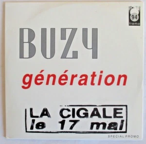 BUZY - CD SINGLE PROMO "GÉNÉRATION" - Picture 1 of 1
