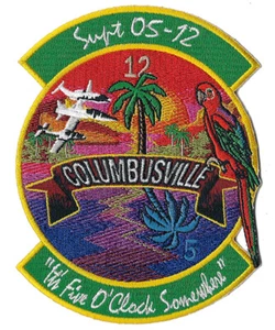 Columbusville, Hawaii Air Force Base USA NEW Fire Patch "Its 5:00 Somewhere" - Picture 1 of 1