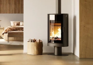 Estufa moderna ARCO F1 sistema de clic de cierre automático, lavado de cristales, 7kw - Imagen 1 de 5