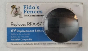  Fido's Fences Brand FF-67 for Pet Containment Battery ~ Replaces RFA-67  - Picture 1 of 2