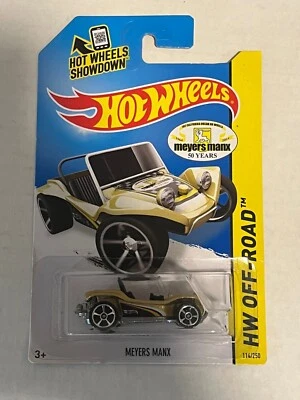 2014 HOT WHEELS MEYERS MANX OFF-ROAD SERIES 114/250 G32 GOLD S2 — 第 1/2 张图片