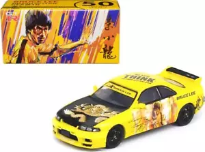 Nissan Skyline GT-R (R33) RHD (Right Hand Drive) Yellow with Black Hood Bruce 50 - Picture 1 of 4