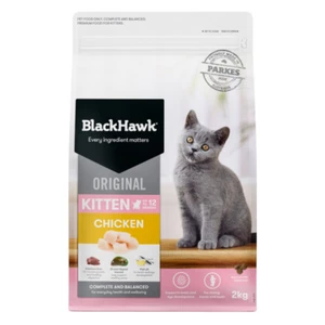 Black Hawk Kitten  Dry Cat Food Original Chicken 2kg - Picture 1 of 2
