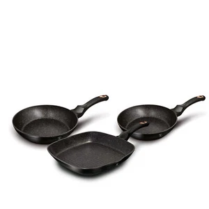 Juego de 2 Sartenes y Grill Inducción 20-24-28cm Aluminio Antiadherente sin PFOA - Imagen 1 de 4