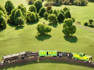 Rivarossi, 102 Locomotive, Reading Railroad Train Set, HO Scale - Picture 1 of 15