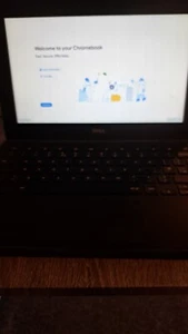 Dell ChromeBook 11 3180 Chrome OS 11.6" Intel Celeron N3060 4GB 32GB SSD HDMI - Picture 1 of 4