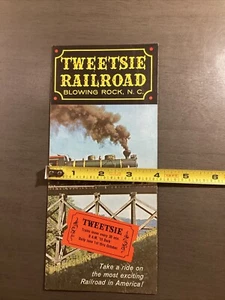Vintage Tweetsie Railroad Brochure In Blowing Rock, NC B41 - Picture 1 of 10