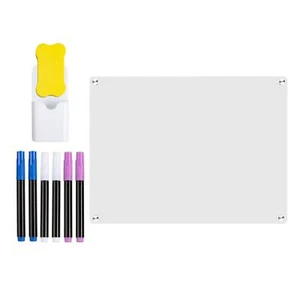 Acrylic Dry Erase Board Whiteboard Planner Board Clear Whiteboard for Fridge - Picture 1 of 36