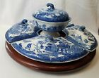 c1780-1820 Pearlware Spode Blue Willow Supper Set