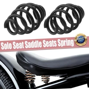 Muelle de asiento individual de motocicleta de 3" apto para Harley Chopper Bobber Sportster negro AS - Imagen 1 de 8