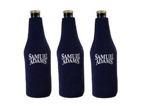 SAM ADAMS SAMUEL ADAMS 3 BOTTLE COOLER COOZIE COOLIE w/ ZIPPER KOOZIE HUGGIE NEW - Picture 1 of 1
