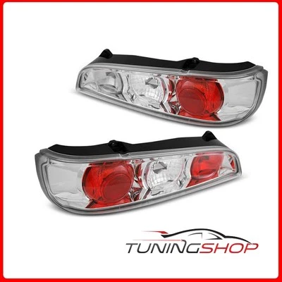 LTFI14 FARI FANALI POSTERIORI FIAT SEICENTO 600 98-10 CHROME TuningShop-TT - Immagine 1 di 2