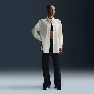 Новый Nike 24,7 PerfectStretch большого размера LS рубашка на пуговицах HM8385-133 $130 средний - Изображение 1 из 4