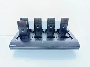 5P Shure Wireless Transmitter MXW6/C Z11 Freq 1880-1900 MHz, w/ Charging Station - Picture 1 of 7
