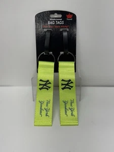 Bolsa de viaje MLB con licencia oficial etiquetas de equipaje New York Yankees NEON - Imagen 1 de 2