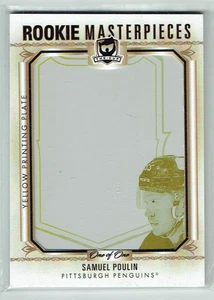 22-23 UD The Cup Rookie Masterpieces Samuel Poulin 1/1 Printing Plate Rookie - Bild 1 von 1