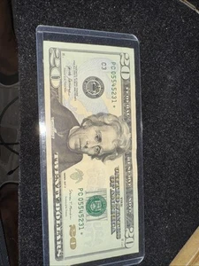 $20 *Star Note* Good Cond. 2017 C3 - Picture 1 of 9