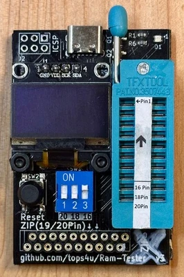 RAM-Tester 'tops4u' (Open-Source) for Amiga, C64, Atari, Apple | GitHub Project - Bild 1 von 4