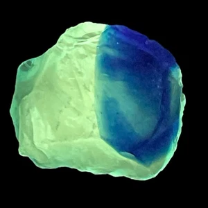 Vidrio artístico de turquesa cobalto cullet vidrio de escoria de manganeso brillante #5GM200 - Imagen 1 de 8