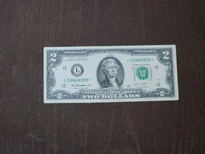 2013 $2 Dollar Star L03660559* Circulated Ungraded Uncertified - Picture 1 of 4