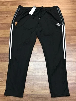 PARA HOMBRES 2XL - NUEVOS Pantalones de Pista Adidas NCAA Arizona State Sun Devils AEROREADY Tiro21 Foto 1 de 4