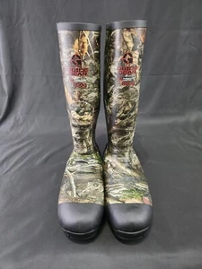 Guide Gear Men's Ankle Fit Waterproof 800-gram Insulated Rubber Boots Mossy Oak - Picture 1 of 17