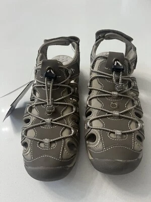 Khombu River Sandals Active Hiking Water Khaki Adjustable Shoe Womens 8.5M New - Image 1 of 4