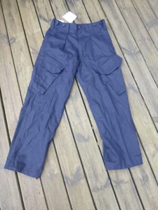 BRITISH ROYAL NAVY FIRE RETARDANT COMBAT TROUSERS MILITARY WORK PANTS 75/80/96 - Picture 1 of 5