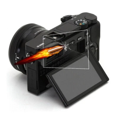 Protector de pantalla de película de vidrio templado 9H 2 piezas para Sony Alpha A6400 A6300 A6000 Foto 1 de 4
