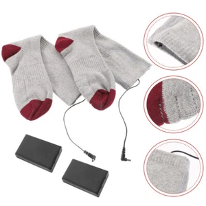 Kids Battery Operated Socks Heated Electric Thermal Men and Women - Picture 1 of 12