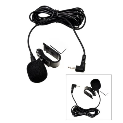 PVC Wired 2.5mm/3.5mm Stereo Jack Mini Car Microphone External Mic for Car DVD - Image 1 of 4