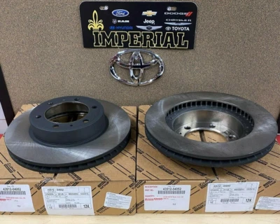 Toyota Tacoma 2005-2023 4x4 genuino fabricante de equipos originales nuevo OEM rotores de freno de disco delanteros cantidad 2 Foto 1 de 4