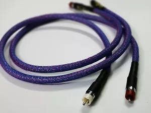 Hifi 16S Occ Silver RCA Audio Analog Cable powerfull detail - Picture 1 of 1