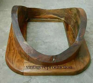 Diving Helmet Brown Wooden Base Stand Divers Helmet vintage Navy Mark - Picture 1 of 4