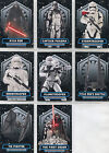Star Wars Journey to the Force Awakens First Order Complete 8 Chase Card Set