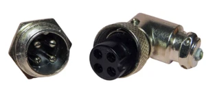 Connector 4-PIN MALE+FAMALE to the instrument housing [4P] - Zdjęcie 1 z 11