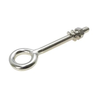 Pack Size 1 Stainless G304 Eye Bolt M8 (8mm) x 100mm Metric Nut Washer Kit - image 1 of 3