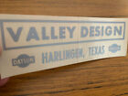 Vintage Valley Design Datsun Car Dealer Sticker Harlingen Texas 280Z Nissan 240