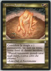 Ghostly Flame | MtG Magic Ice Age | Italian ITA | LP - Picture 1 of 2