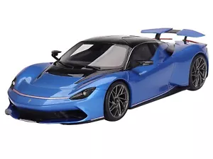 2019 AUTOMOBILI PININFARINA BATTISTA ICONICA BLUE 1/18 MODEL BY TOP SPEED TS0498 - Picture 1 of 5