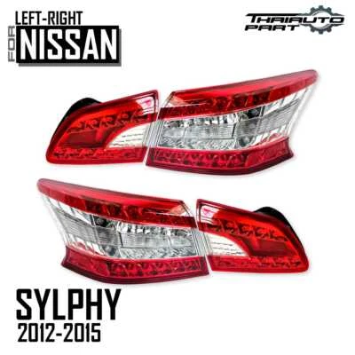 Juego de luces traseras par para Nissan Sylphy Pulsar Sentra B17 sedán 2012-15 Foto 1 de 4