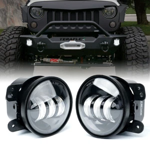 Luces antiniebla LED Xprite de 4" pulgadas conducción delantera para Jeep Wrangler JK JL JT - Imagen 1 de 7