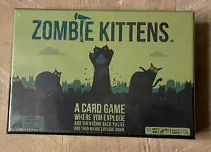 Zombie Kittens by Exploding Kittens Card Game NEW Sealed Box For Ages 7+ - Picture 1 of 3
