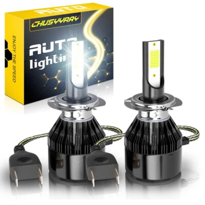 H7 LED Headlight Bulbs Kit Plug&Play For 2004-2008 Jaguar vanden plas Low Beam - Image 1 of 4