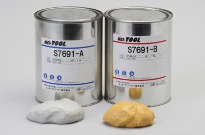 Arcilla de relleno de huecos como resina de silicona (componente A y B) para moldes (de Japón) Foto 1 de 4