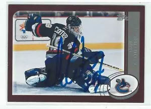 Tarjeta Topps 2002/03 firmada por Dan Cloutier #102 - Imagen 1 de 1