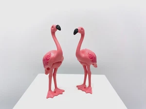 PLAYMOBIL Flamingos  Wild Bird Pink Animal Zoo Africa Safari Figures - Picture 1 of 6