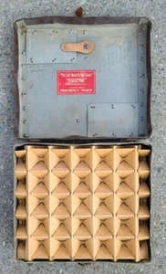 Antique Primitive Eggpak Farm Egg Advertising Crate Trunk Box Rustic Farmhouse - Picture 1 of 12