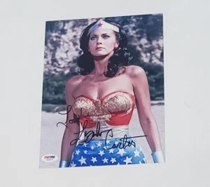 Wonder Woman Lynda Carter Signed 8 x 10 Photo PSA DNA - Picture 1 of 2